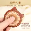 Peine de Cojín de Aire de Sándalo Rojo, Peine de Airbag Lindo de Gatito, Peine de Masaje de Madera Maciza, Peine para Meridianos de la Cabeza, Peine Casero para Mujer