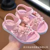 Sandálias Ecológicas de PVC para Meninas, Novos Modelos de Verão para Comércio Transfronteiriço, Sandálias Pequenas e Médias para Bebês Meninas, Sapatos de Princesa para Crianças
