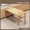 Mesa de Jantar Personalizada Mesa de Jantar e Cadeiras de Madeira Maciça Conjunto Simples de Mesa e Cadeiras para Casa Conjunto Comercial para Churrasco Restaurante de Fast Food Combinação de Mesa e Cadeiras