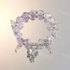 Pulsera de Abalorios Mariposa China, Mismo Estilo para Mujer, Impresión de Lujo Ligero, Temperamento Niche de Alta Gama, Pulsera de Pareja, Regalo para Mejor Amiga