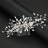 Europa y Estados Unidos flor de aleación de plata transfronteriza peine de diamantes para el cabello peine peine lateral fábrica venta al por mayor directa transfronterizo