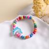 Pulsera infantil con dibujos de animales y flores de colores, pulsera ligera con cuentas de colores, ideal para vestir en vacaciones, bonita y pequeña joyería.