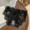 Bragas Francesas Sexy de Encaje, Estilo Pura Pasión, Bragas de Malla y Satín, Bragas Transparentes Transpirables de Algodón Puro para Mujer