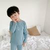 Liquidação Coleção de Roupa de Casa ~ Outono/Inverno Cor Sólida Roupa Íntima Básica para Meninos e Meninas terno Roupa de Casa Roupas e Calças de Outono para Crianças