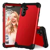 Aplicável à capa protetora de celular Samsung Note10 de três peças em PC e silicone, capa traseira Note10 Pro, capa protetora resistente a quedas