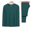 Fábrica de Origen Conjunto Superior Largo Ajustado De Generador de Calor Cuello Redondo Capa Base Doble Cara Otoño/Invierno Ropa Interior Térmica para Hombre