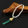 Jingdezhen Cerâmica Cuia Pulseira com Contas Joias Estilo Chinês Fulu Grão de Café Acessórios Pulseira Estilo Étnico Atacado