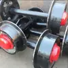 Conjunto de Rodas de Mineração de 600 Trilhos 1t Acessórios para Carrinho de Mineração Roda Dianteira de Carrinho de Mineração Fabricante de Rodas