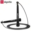 Deli Angnet F4137 Cuerda de Saltar de Alambre de Acero 2.8m Longitud Ajustable Entrenamiento Físico Cuerda de Saltar de Plástico