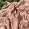 Nuevo Tejido Jacquard de Rayón Estilo Chino Nacional Xiangyun de Seda en Color Carmesí, Tejido Hecho a Mano para Chalecos, Cheongsams y Bolsas