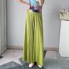 Calça Larga Miyake Feminina Pingente Básica Mais Vendida Solta Irregular Elegante Emagrecedora Versátil Casual