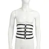 Roupas Eróticas de Bondage Masculino para Boate, Acessórios de Amarração Alternativos em Couro, Restrições para Performance Masculina, Atacado do Fabricante
