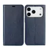 Funda protectora de cuero tipo libro para teléfono móvil Apple 17Promax, tapa abatible, funda para teléfono móvil Iphone16