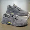 Zapatos de seguridad para trabajo de hombre, nuevo modelo de primavera, transpirables, cómodos y duraderos para trabajos en obra, zapatos de trabajo casuales transfronterizos para hombre