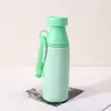 Novo Copo de Palha de Alto Valor de Uso Duplo com Múltiplas Tampas Anel de Alça Dopamina Garrafa de Leite Copo Portátil para Viagem ao Ar Livre Atacado