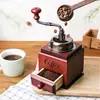 Moedor de Café Manual Retro Yami para Uso Doméstico, Pequeno Moedor de Café com Manivela