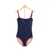 Directo del fabricante: Traje de baño de una pieza para mujer con tirantes, escote pronunciado, sexy, adelgazante, sin espalda, adecuado para comercio exterior, aguas termales y ropa de resort