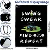 Toalha de golfe transfronteiriça abacaxi xadrez toalha de golfe absorvente waff de secagem rápida Toalha de esportes masculinos Toalha