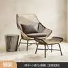 Conjunto de Sofá de Três Peças para Exterior Rattan Trançado B&B Sofá de Pátio Simples Mesa de Centro para Café ao Ar Livre Combinação Mesa Pequena e Cadeiras para Terraço