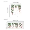 Mariposas Transfronterizas Volando Alrededor de Flores Rosas Pegatinas de Pared Dormitorio Sala de Estar Entrada Pared de Fondo PVC Autoadhesivo Removible