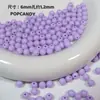 [Serie Púrpura] Joyería Hecha a Mano con Cuentas DIY Accesorios para Cadena de Teléfono Móvil Material de Cuentas Sueltas Colección de Cuentas Hechas a Mano del Mismo Color