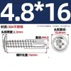 Tornillos Autorroscantes Autoperforantes de Acero Inoxidable 410/304/Acero al Carbono con Arandela, Tornillos Autorroscantes Autoperforantes Galvanizados