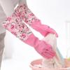 Luvas de Lavar Louça de Veludo com Posicionamento Sem Odor Plus Luvas de Couro para Tarefas Domésticas Impermeáveis Luvas de Borracha Espessadas para Lavanderia