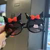 Óculos de sol infantil Kolomi laço desenho animado moda óculos de sol óculos de sol côncavos para fotos transfronteiriços meninos e meninas