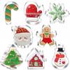 Cortador de Galletas Navideño 8 Piezas Cortador de Galletas Festivo Forma Acero Inoxidable Invierno Tema Navideño Cortador de Galletas