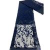 Bordado europeu e americano Renda fina bordada vermelha Acessórios para vestidos Roupas casuais femininas Bordado Tecido de renda tingido
