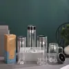 Nueva taza para preparar té, taza recta de vidrio hecha a mano con asa, taza de agua de gran capacidad para hombres, uso de oficina, Yatai al por mayor