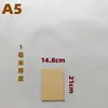 Cartão Kraft 5 espessuras Tamanhos A2 A3 A4 A5 Cartão Kraft Espesso Papel de Capa Dura Feito à Mão