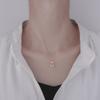 Collar de zorro de plata esterlina 999 popular transfronterizo europeo y americano, cadena elegante inteligente de clavícula de lujo ligero, joyería para niñas estilo Chanel
