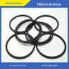 Produção por atacado de anel de vedação de borracha de grande porte à prova de fogo de neoprene O-ring CR cilindro de corte de borracha anel de silicone produtos
