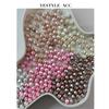 Botões Metálicos Pérola Escura Yisen Pequenos Estilo Chanel para Suéter Tricot Cardigã Botões Decorativos Novo Estilo Chinês Colete Botões Pequenos