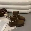 Botas Curtas Birkenstock de Solado Grosso Femininas 2026 Nova Coleção Outono Retro Merade Botas Casuais de Moda Sapatos Femininos de Cano Alto