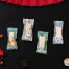 Fabricantes de Yiwu venta al por mayor té de leche Bolsa de regalo de oso linda bolsa autosellable de crujiente de copo de nieve para hornear dulces galletas bolsa autosoportada
