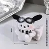 Peluche Pacha Dog Rubor Piloto Muñeca Celebración Cibernética Llavero Colgante para Bolso Pericardio de Niña Muñeca Colgante