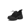 Zapatos Pequeños de Cuero con Suela Gruesa que Aumentan la Altura, Tacto de Piel de Oveja, Nueva Colección Otoño/Invierno para Mujer, Para Personas Bajas, Zapatos de Tacón Alto Individuales, Mocasines Retro