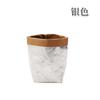 Bolsa de Papel Kraft Engrosado para Organización de Escritorio, Bolsa para Almacenamiento de Brochas de Maquillaje, Bolsa de Papel Tote Decorativa para Maceta de Flores Grado Alimenticio