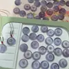 Nuevo Colgante de Piedra Ojo de Gato de la Paz Colgante de Piedra Ojo de Gato Tipo Hielo Joyería Regalo Colgante para Atracciones Turísticas y Puestos de Mercado
