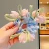 Elástico para el pelo elegante y lujoso para el uso diario, no aprieta el cabello, nuevo estilo con un look relajado y elegante para mujeres