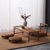 Mesa de Café Pequeña Tatami al por Mayor Mesa para Ventana de Bahía Mesa para Balcón de Casa Silla Mesa de Bambú Casa de Huéspedes Mesa Baja Estilo Retro Estilo Japonés