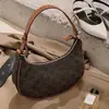 Bolso de Axila para Mujer Arc de Triomphe Color Antiguo Bolso de Mano Casual para Viajes Bolso de Media Luna Vintage Francés Europeo y Americano Shiling