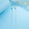 Alambre de Oreja Mobius Pendientes Sencillos para Mujer Pendientes Borla Nicho Pendientes Pequeños Pendientes para Mujer Regalos
