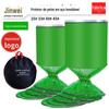 Proteção de peixes com anel duplo verde fluorescente, plataforma de proteção de peixes com revestimento de cola, proteção de peixes com poço preto, proteção de peixes com cola pendurada, proteção de peixes com anel duplo verde fruta