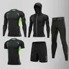 Ropa de Compresión Popular de Secado Rápido Transfronteriza para Hombres, Ropa de Fitness, Traje Deportivo, Ropa para Correr, Ropa de Entrenamiento para Ciclismo, Conjunto de Compresión