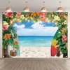 Pano de Fundo para Festa Havaiana da Amazon Aloha Verão Decorações de Festa de Flamingo Suprimentos Banner Pano de Fundo