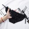 2020 nueva Serie Negra ropa interior sexy de encaje para mujer divertida de talle bajo cadera transpirable calzoncillos para dama