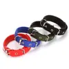 Collar para mascotas al por mayor cuello no apretado forro de cuero suave espuma collar para perro collar para perro pequeño mediano y grande al por mayor